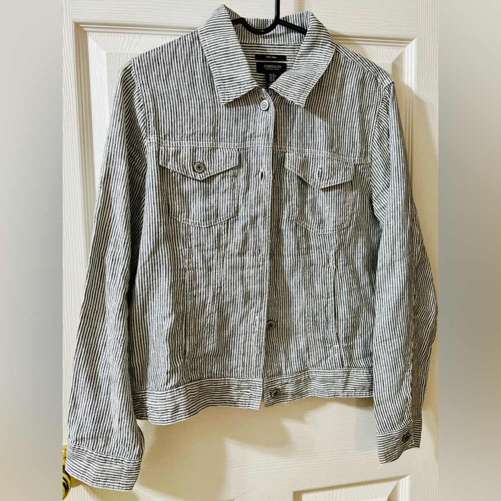 Linen Jean Style Jacket